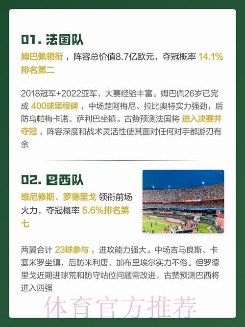 2026世界杯预测稳定最佳